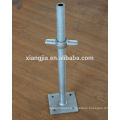 Factory price Electro-galvanized Hollow And Solid Scaffolding Steel Base Jack for africa